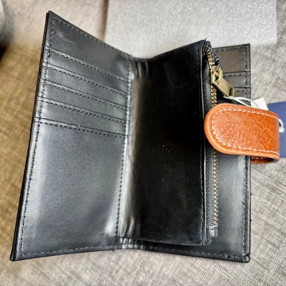 Stone Mountain Women’s Wallet Brand New Brown Black - Picture 5 of 9